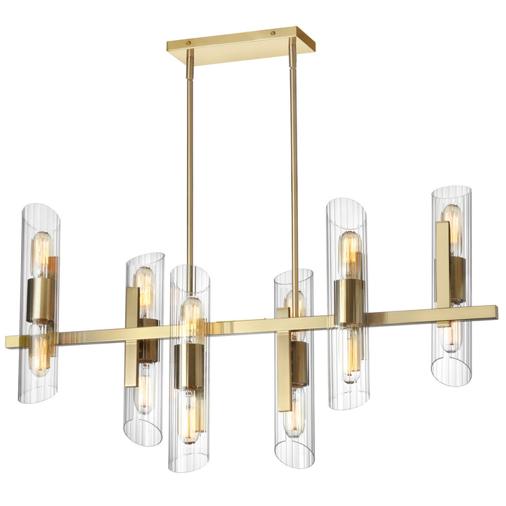 Samantha 12 Light Chandelier in Clear - available from The Lighting Shoppe, trusted by Canadian homeowners