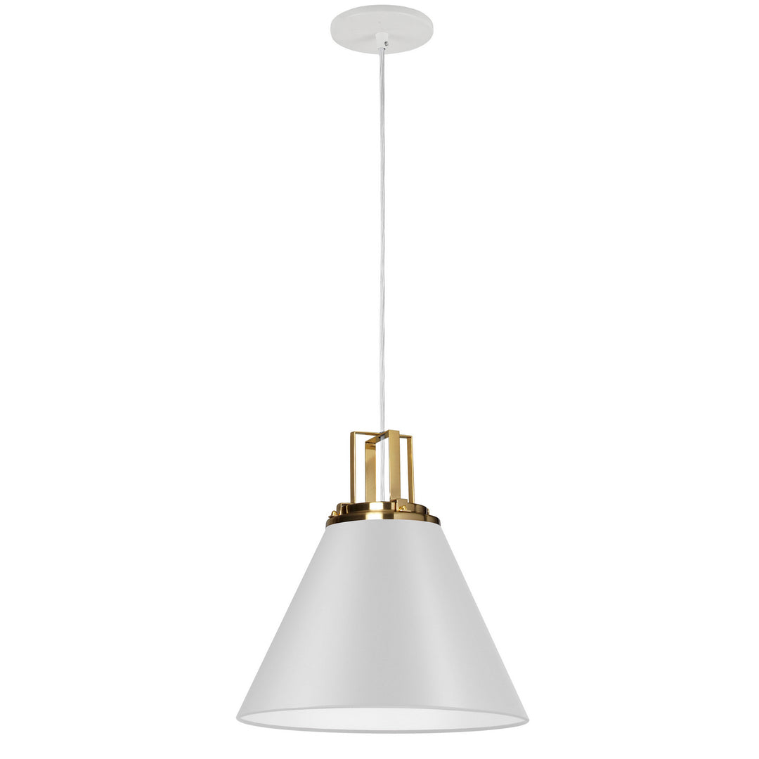 Sonus One Light Pendant in White - available from The Lighting Shoppe, trusted by Canadian homeowners