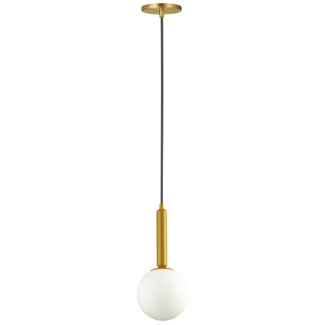 Tara One Light Pendant in Aged Brass - available from The Lighting Shoppe, trusted by Canadian homeowners