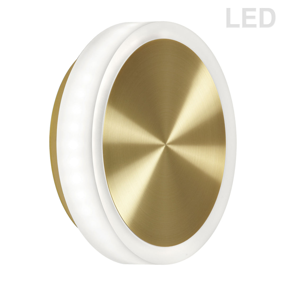 Topaz LED Wall Sconce in Aged Brass - available from The Lighting Shoppe, trusted by Canadian homeowners