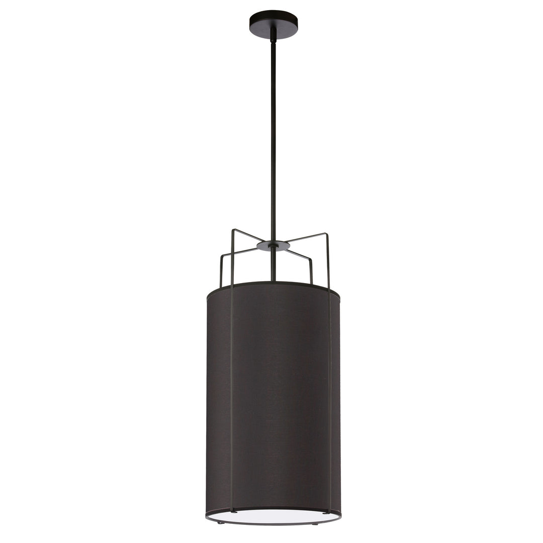 Trapezoid Four Light Pendant in Black - available from The Lighting Shoppe, trusted by Canadian homeowners