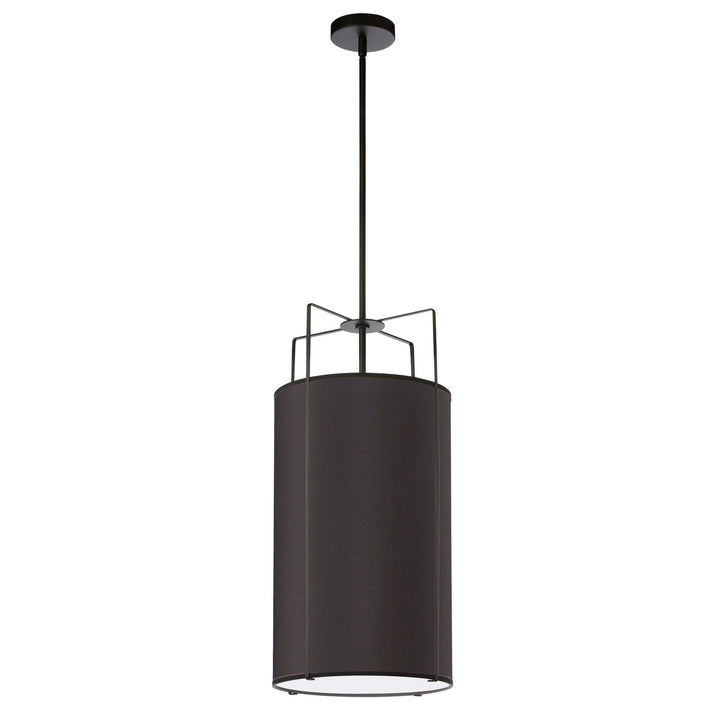 Trapezoid Four Light Pendant in Black - available from The Lighting Shoppe, trusted by Canadian homeowners