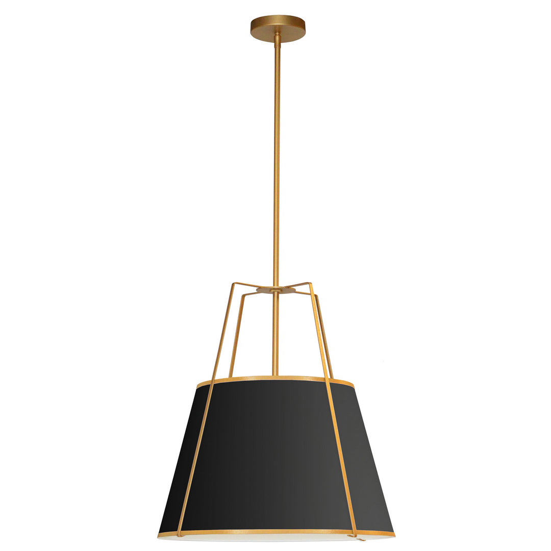 Trapezoid One Light Pendant in Black - available from The Lighting Shoppe, trusted by Canadian homeowners