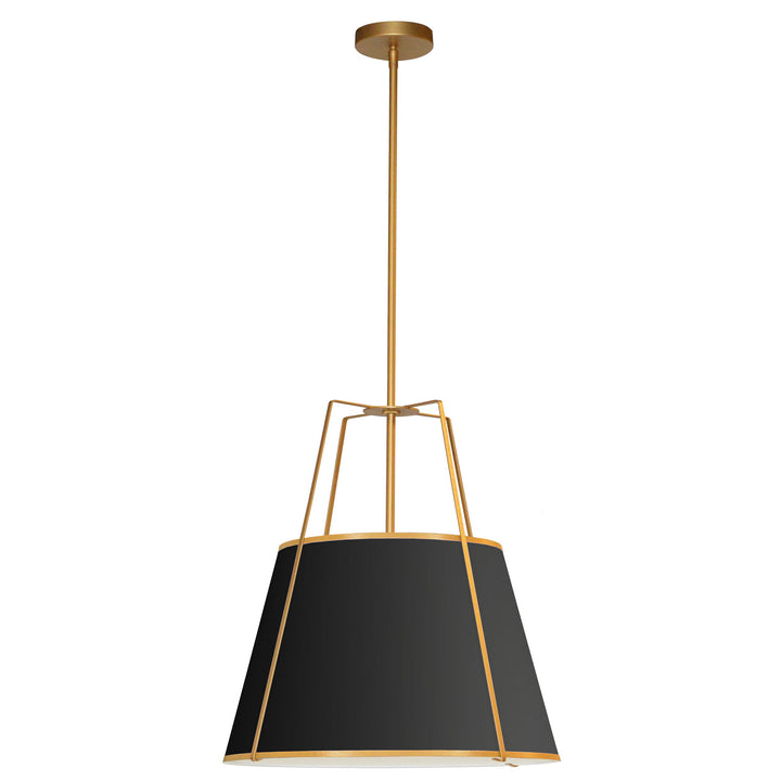 Trapezoid One Light Pendant in Black - available from The Lighting Shoppe, trusted by Canadian homeowners