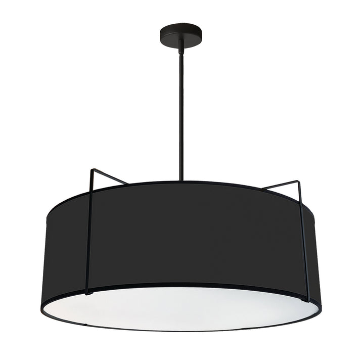 Trapezoid Four Light Pendant in Black - available from The Lighting Shoppe, trusted by Canadian homeowners