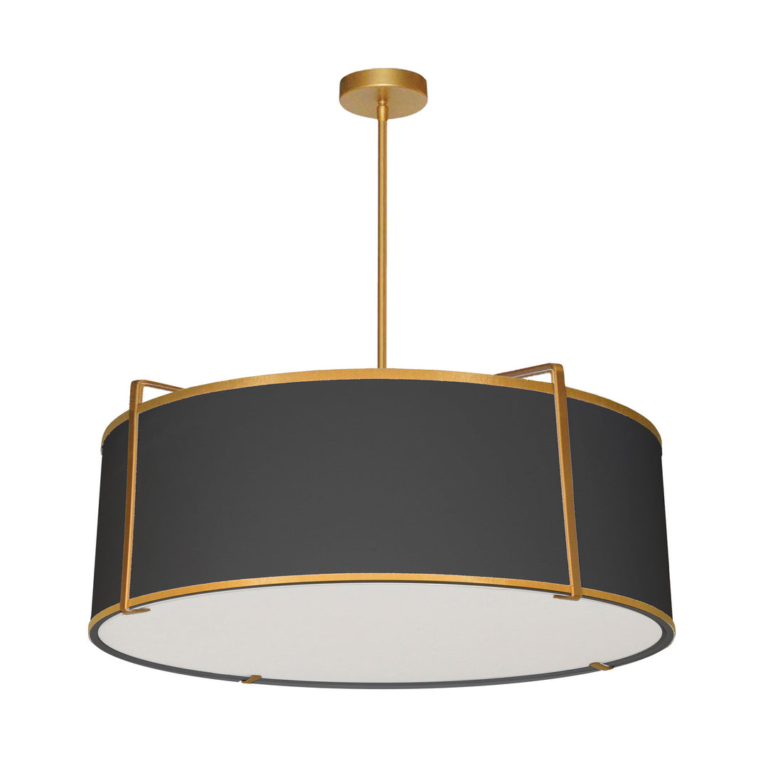Trapezoid Four Light Pendant in Gold - available from The Lighting Shoppe, trusted by Canadian homeowners