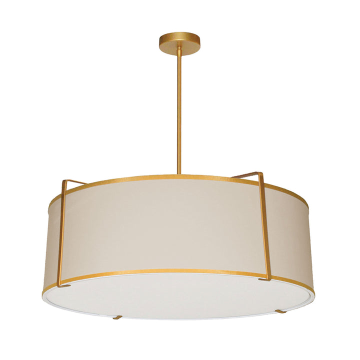 Trapezoid Four Light Pendant in Cream - available from The Lighting Shoppe, trusted by Canadian homeowners