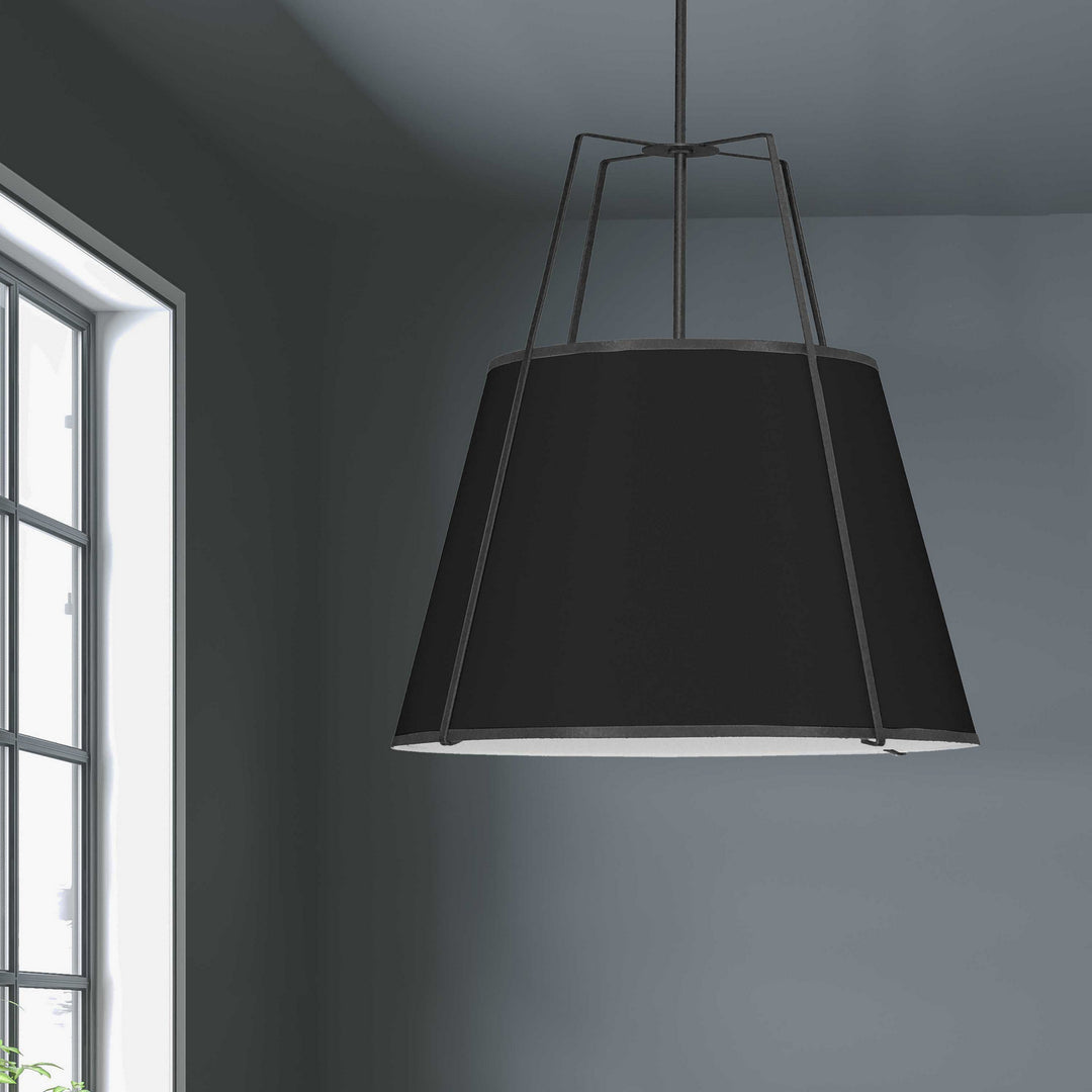 Dainolite Canada - TRA-304P-BK - Four Light Pendant - Trapezoid - Black