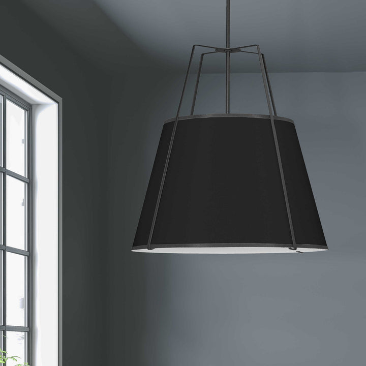 Dainolite Canada - TRA-304P-BK - Four Light Pendant - Trapezoid - Black