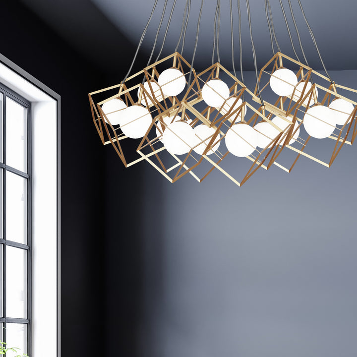 Dainolite Canada - TSN-16P-GLD - 16 Light Pendant - Thomson - Gold