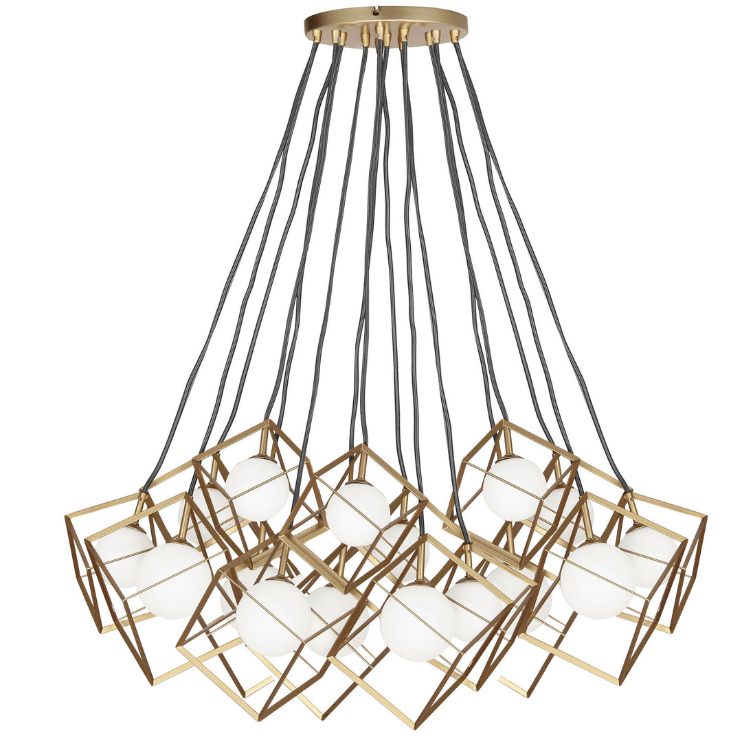 Thomson 16 Light Pendant in Gold - available from The Lighting Shoppe, trusted by Canadian homeowners