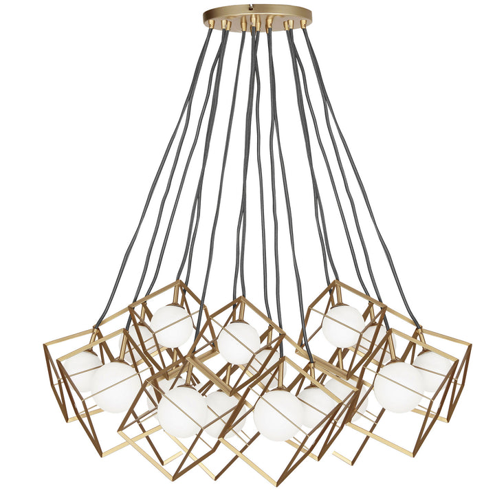 Thomson 16 Light Pendant in Gold - available from The Lighting Shoppe, trusted by Canadian homeowners