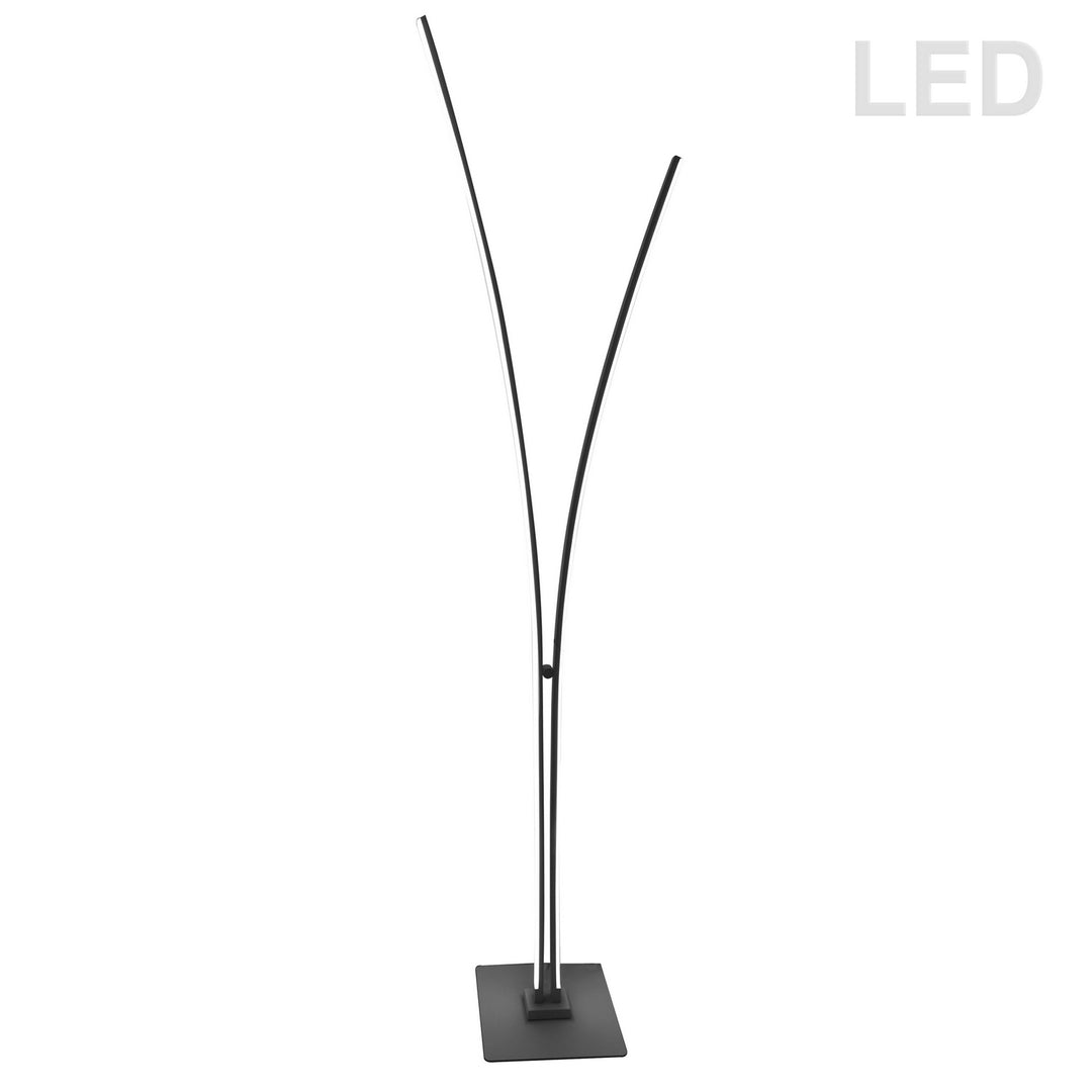 Vincent LED Floor Lamp in Black - available from The Lighting Shoppe, trusted by Canadian homeowners