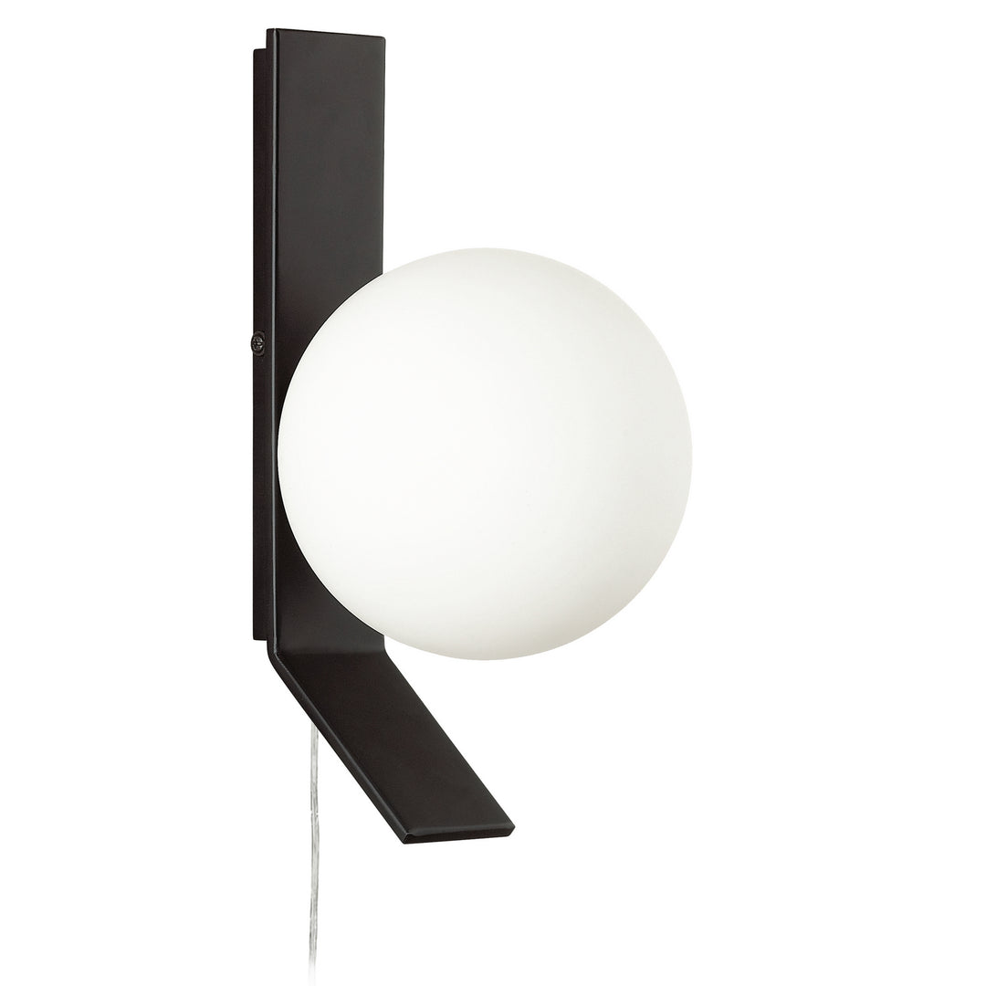 Valemont One Light Wall Sconce in Black - available from The Lighting Shoppe, trusted by Canadian homeowners
