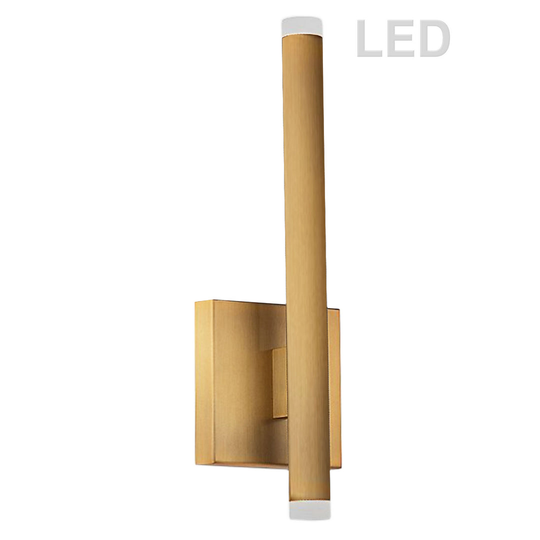 Wilson LED Wall Sconce in Aged Brass - available from The Lighting Shoppe, trusted by Canadian homeowners