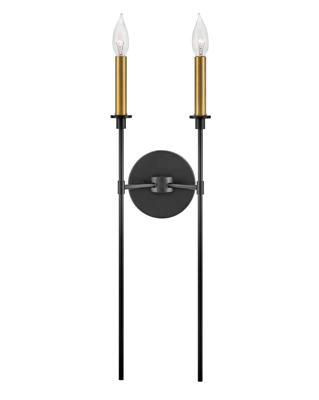 Lark Canada - 83072BK - LED Wall Sconce - Hux - Black