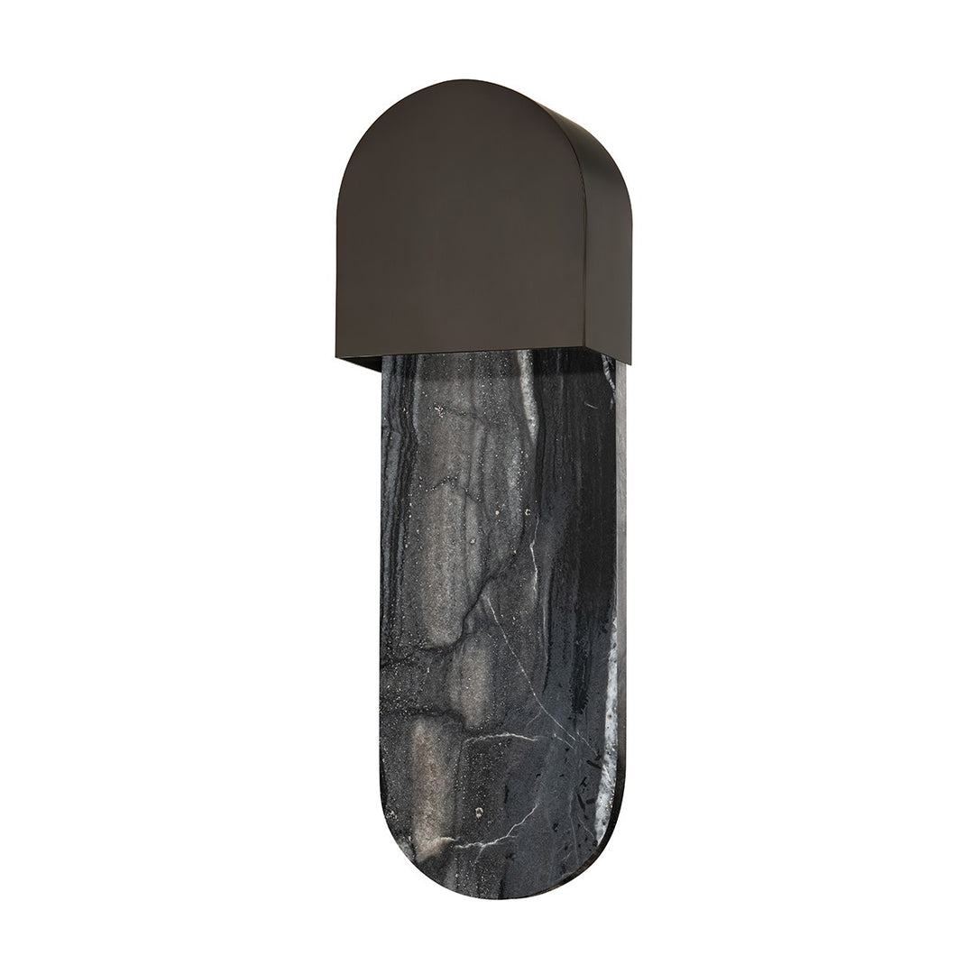 Hudson Valley Canada - 1851-BBR - One Light Wall Sconce - Hobart - Black Brass