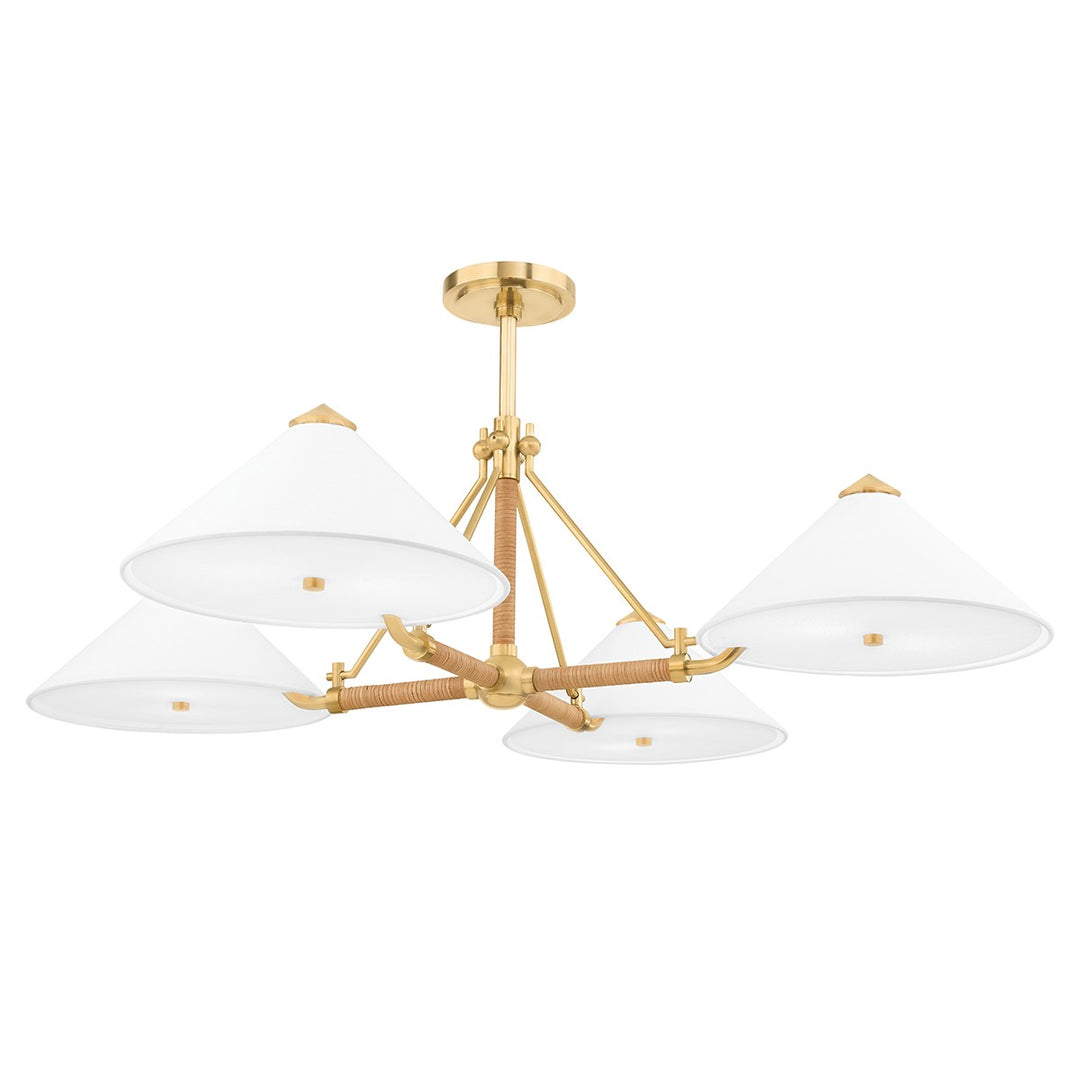 Williamsburg Eight Light Chandelier in Aged Brass - available from The Lighting Shoppe, trusted by Canadian homeowners