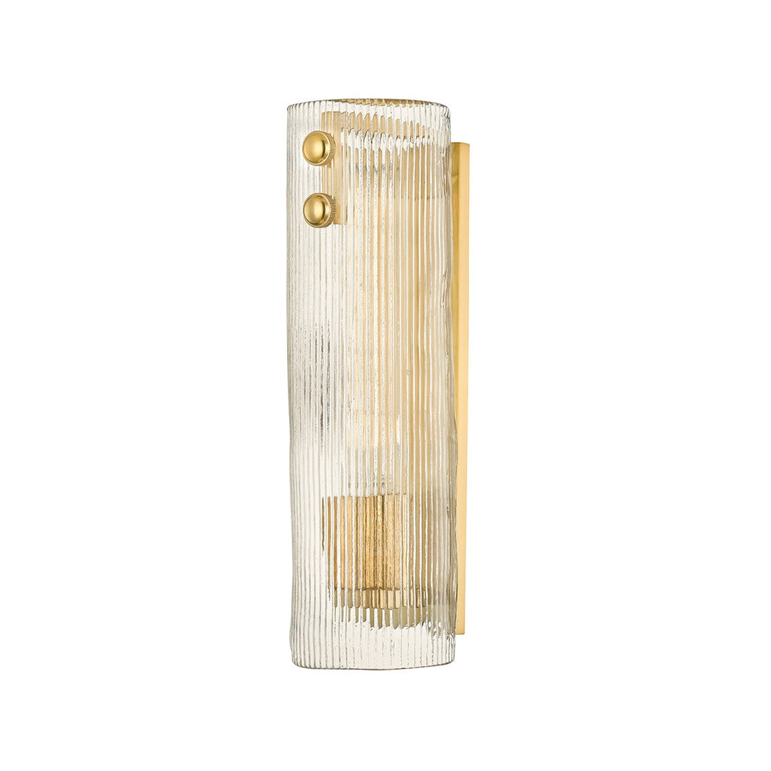 Hudson Valley Canada - 1414-AGB - One Light Wall Sconce - Prospect Park - Aged Brass