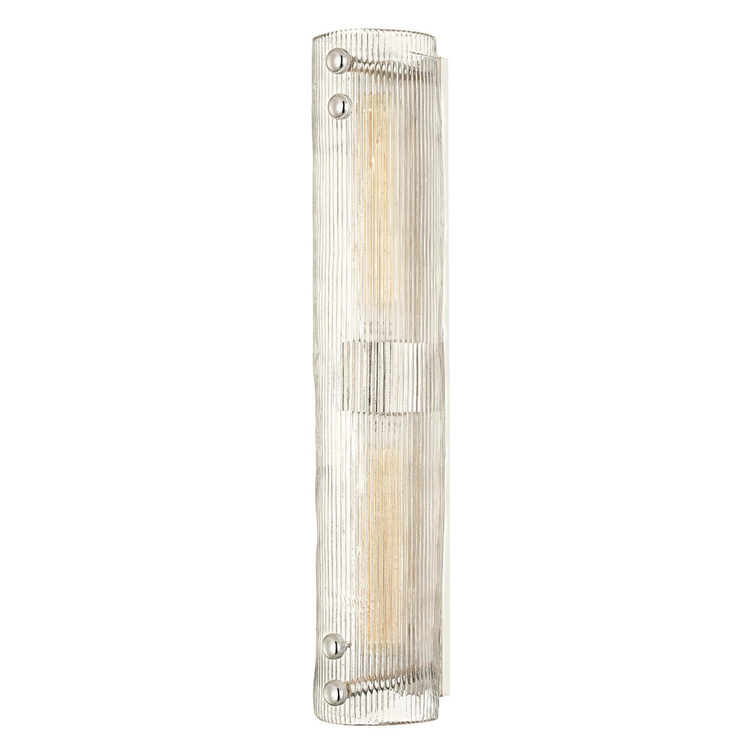 Hudson Valley Canada - 1423-PN - Two Light Wall Sconce - Prospect Park - Polished Nickel