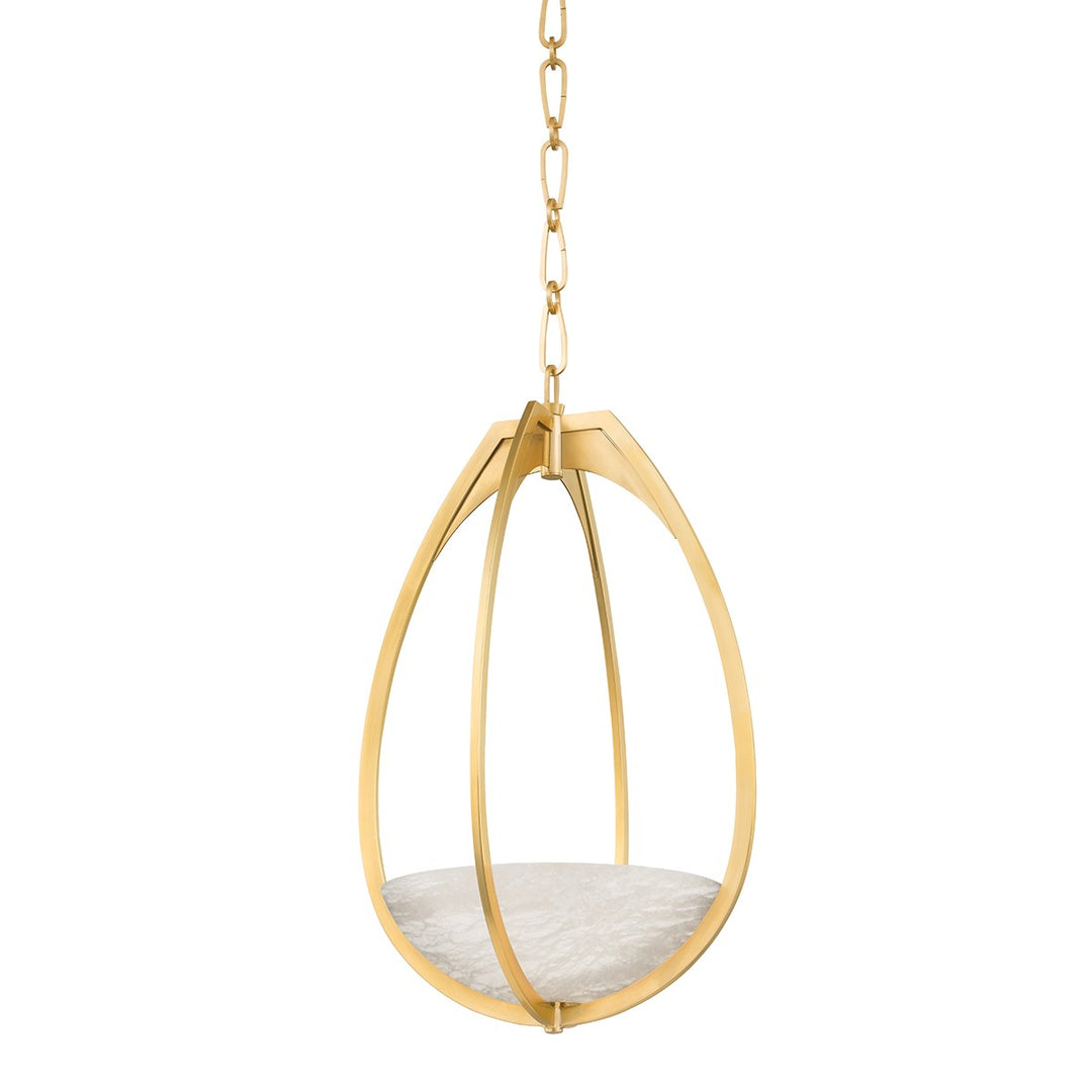 Hudson Valley Canada - 4313-AGB - LED Pendant - Lloyd - Aged Brass