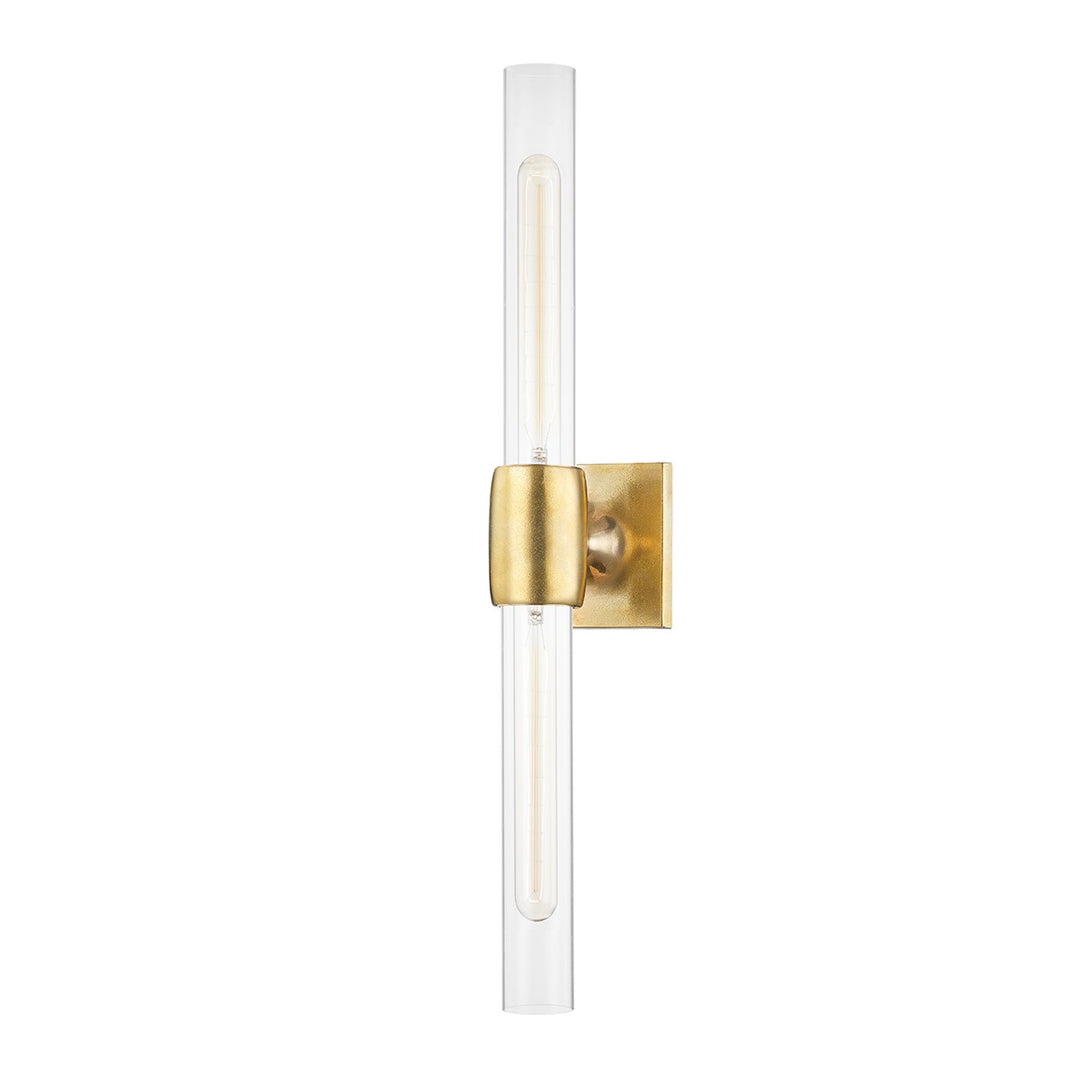 Hudson Valley Canada - 7552-AGB - Two Light Wall Sconce - Hogan - Aged Brass