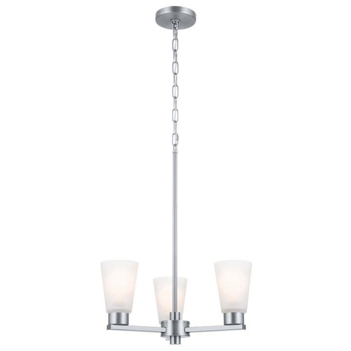Kichler Canada - 52435NI - Three Light Chandelier - Stamos - Brushed Nickel