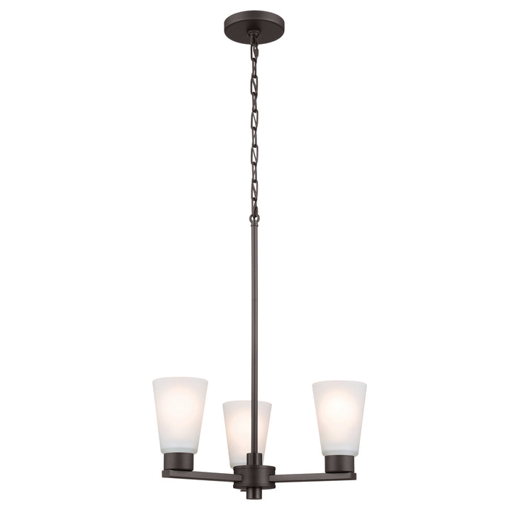 Kichler Canada - 52435OZ - Three Light Chandelier - Stamos - Olde Bronze