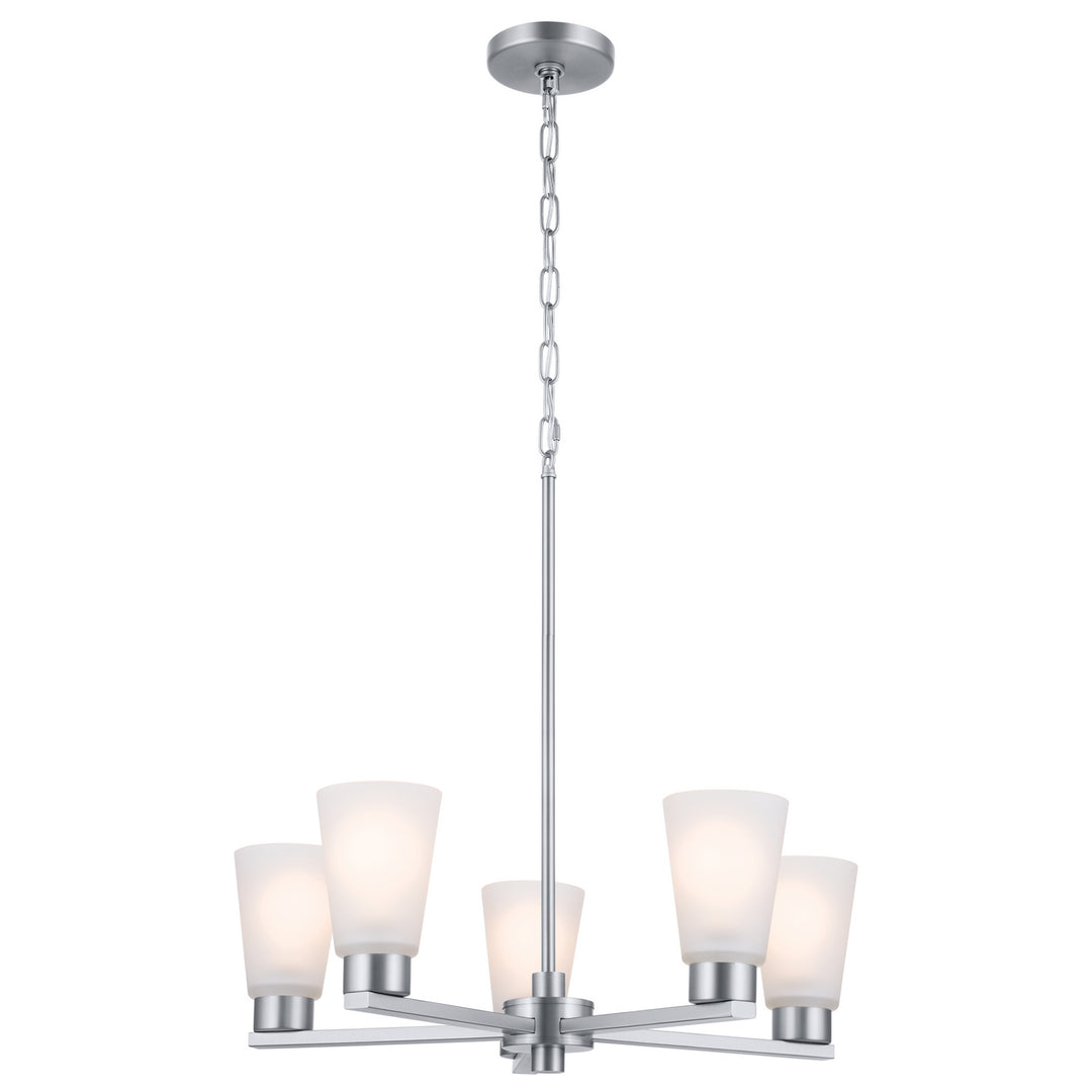 Kichler Canada - 52436NI - Five Light Chandelier - Stamos - Brushed Nickel
