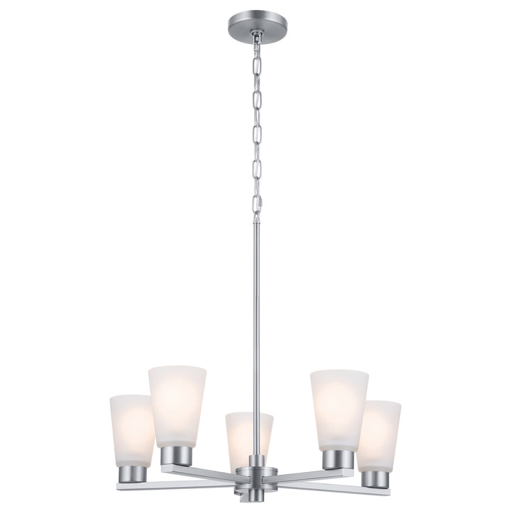 Kichler Canada - 52436NI - Five Light Chandelier - Stamos - Brushed Nickel