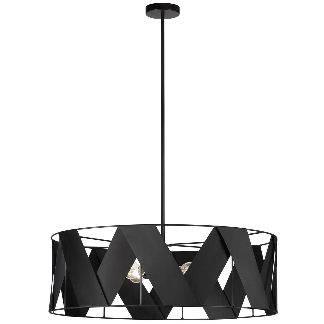 Cardano Four Light Chandelier in Black - available from The Lighting Shoppe, trusted by Canadian homeowners