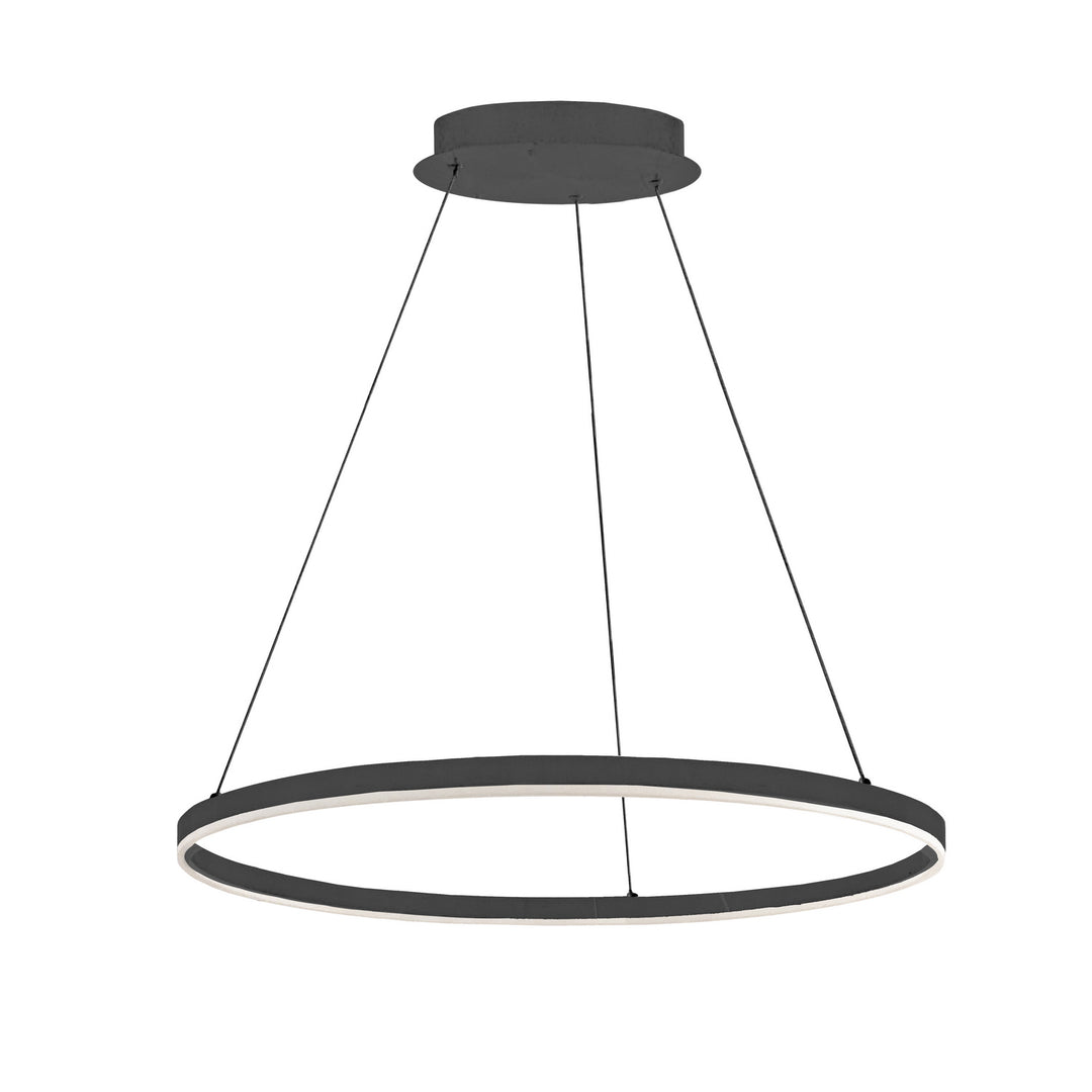 Circulo LED Chandelier in Black - available from The Lighting Shoppe, trusted by Canadian homeowners