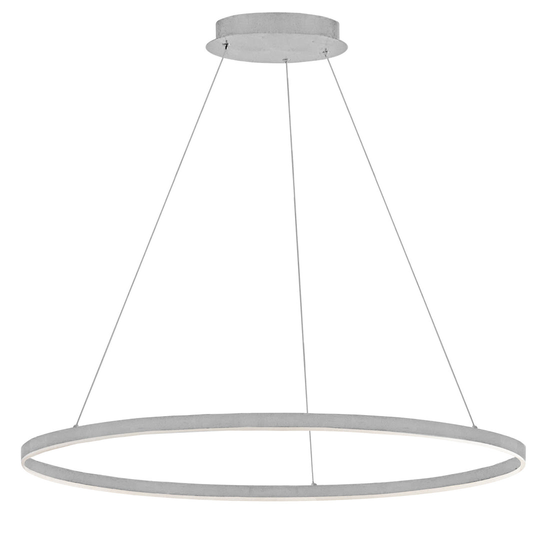 Circulo LED Chandelier in Silver - available from The Lighting Shoppe, trusted by Canadian homeowners