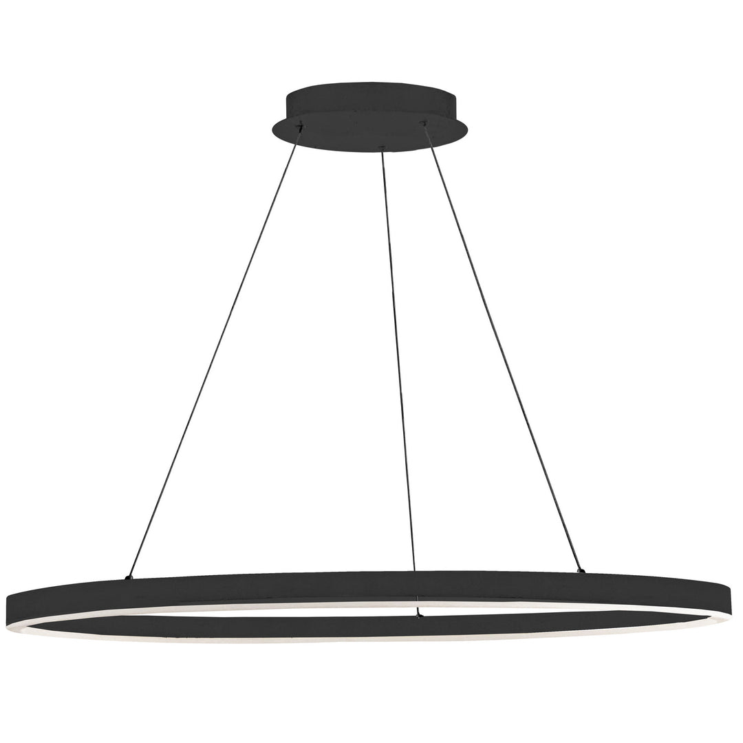 Circulo LED Chandelier in Black - available from The Lighting Shoppe, trusted by Canadian homeowners