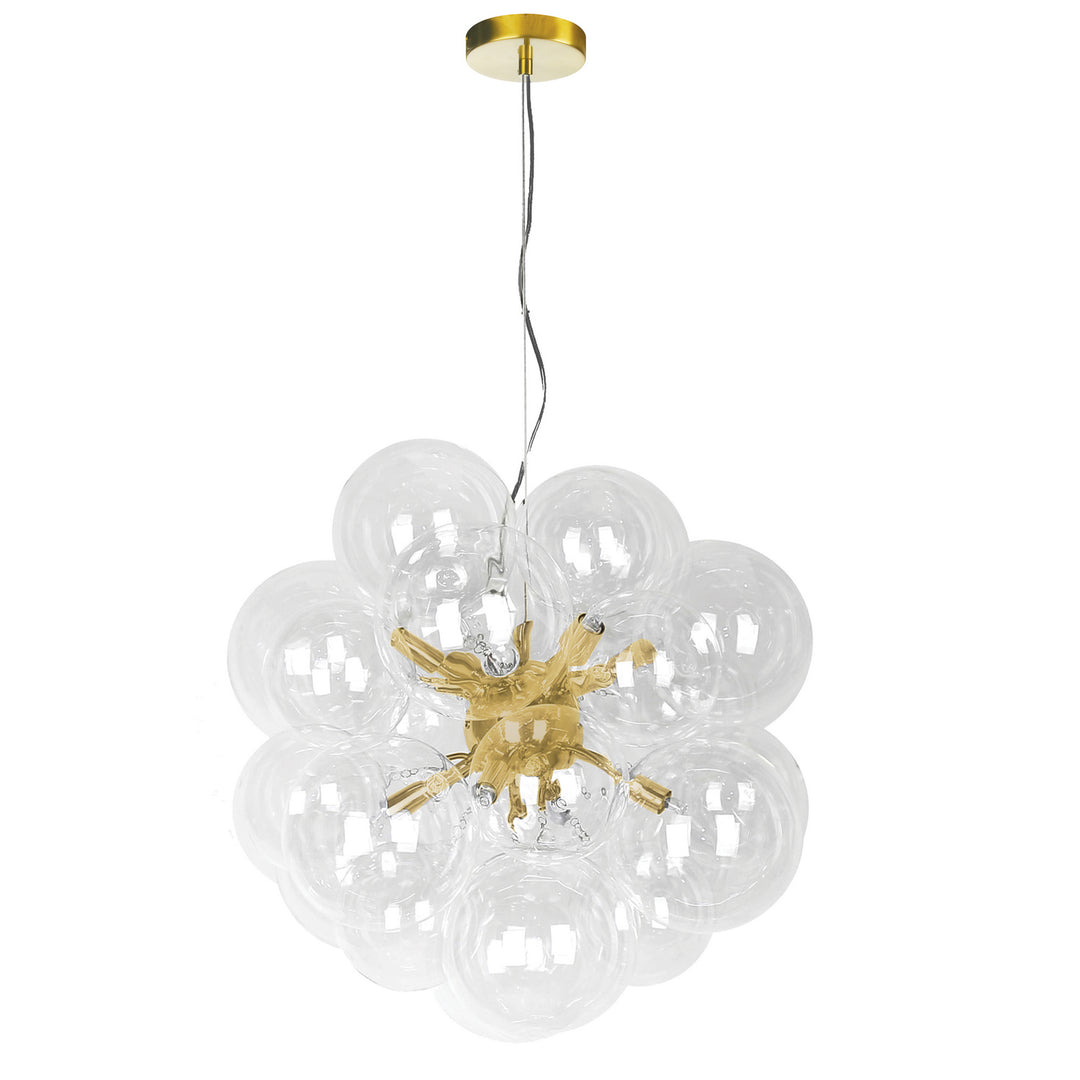 Comet Six Light Pendant in Clear - available from The Lighting Shoppe, trusted by Canadian homeowners