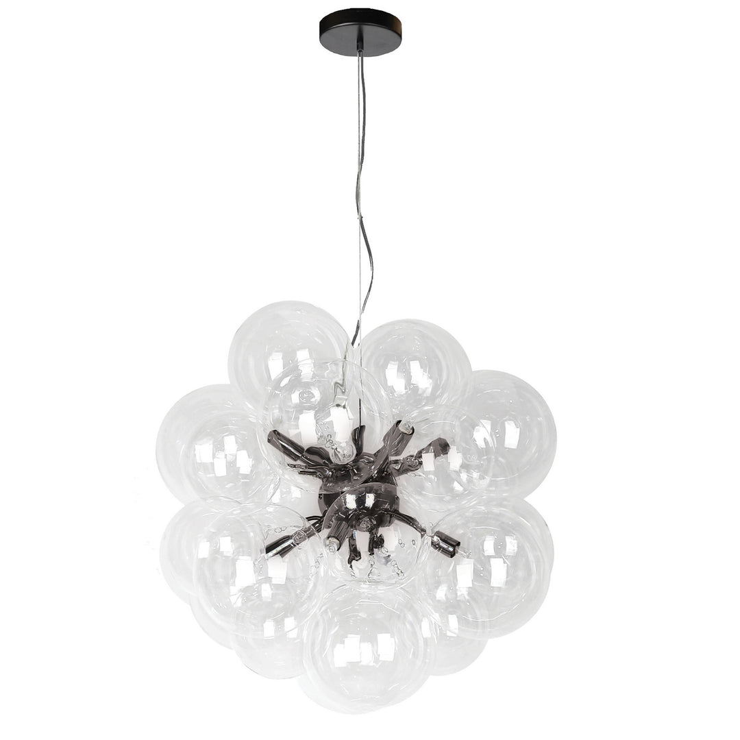 Comet Six Light Pendant in Clear - available from The Lighting Shoppe, trusted by Canadian homeowners