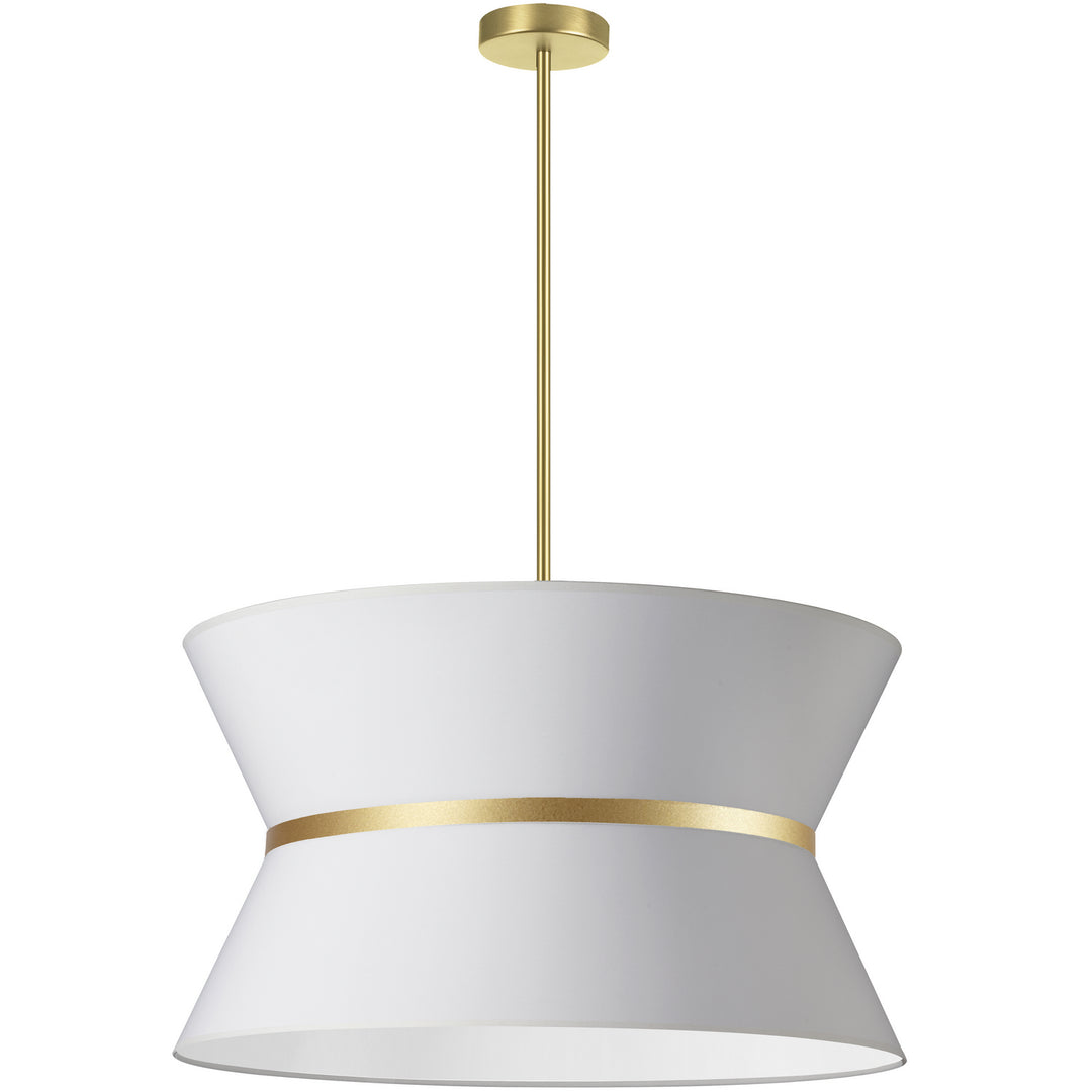 Caterine Four Light Chandelier in White - available from The Lighting Shoppe, trusted by Canadian homeowners