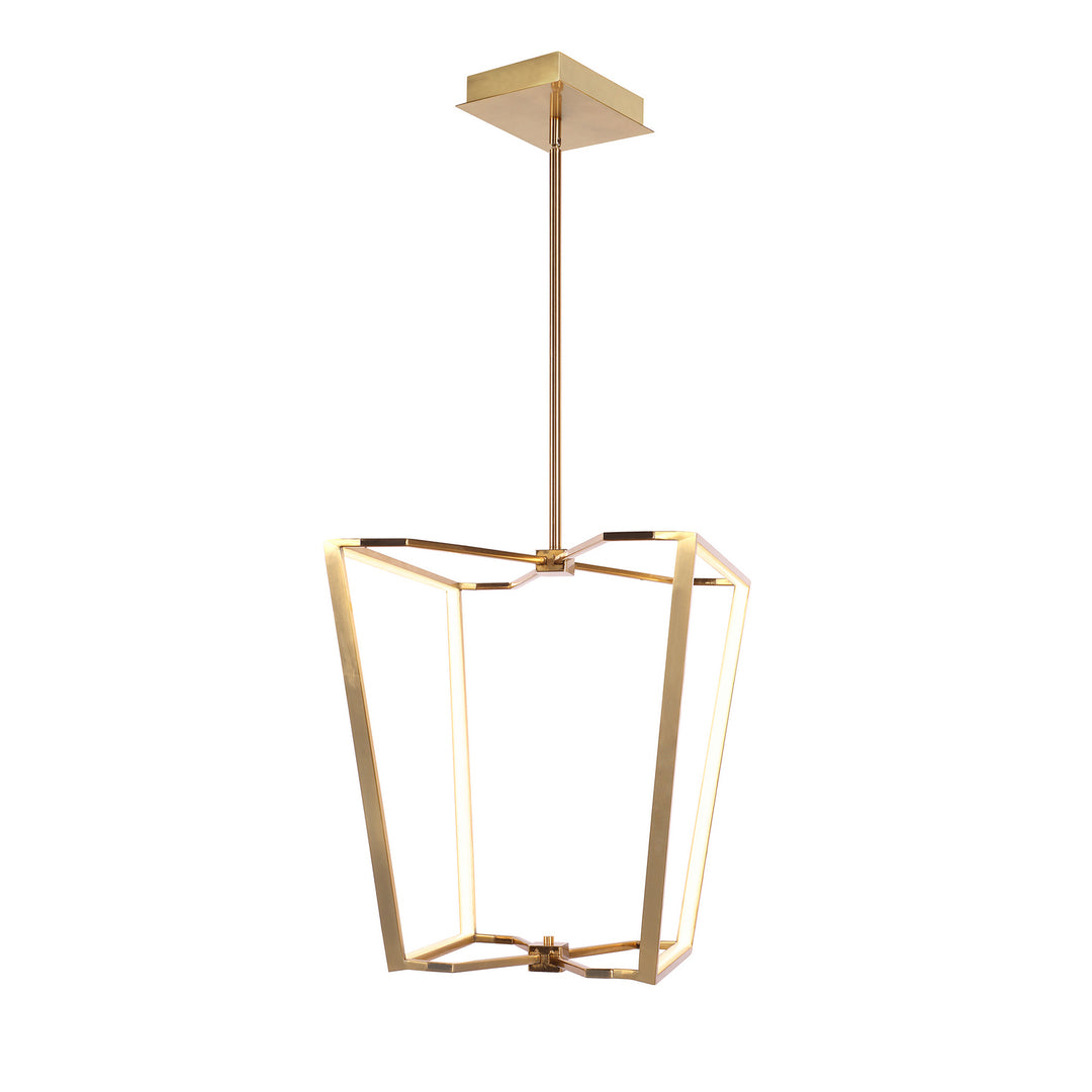 Curant LED Chandelier in Aged Brass - available from The Lighting Shoppe, trusted by Canadian homeowners