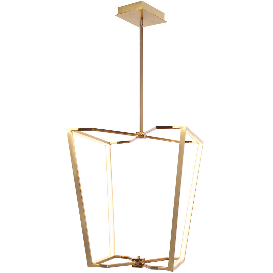 Curant LED Chandelier in Aged Brass - available from The Lighting Shoppe, trusted by Canadian homeowners