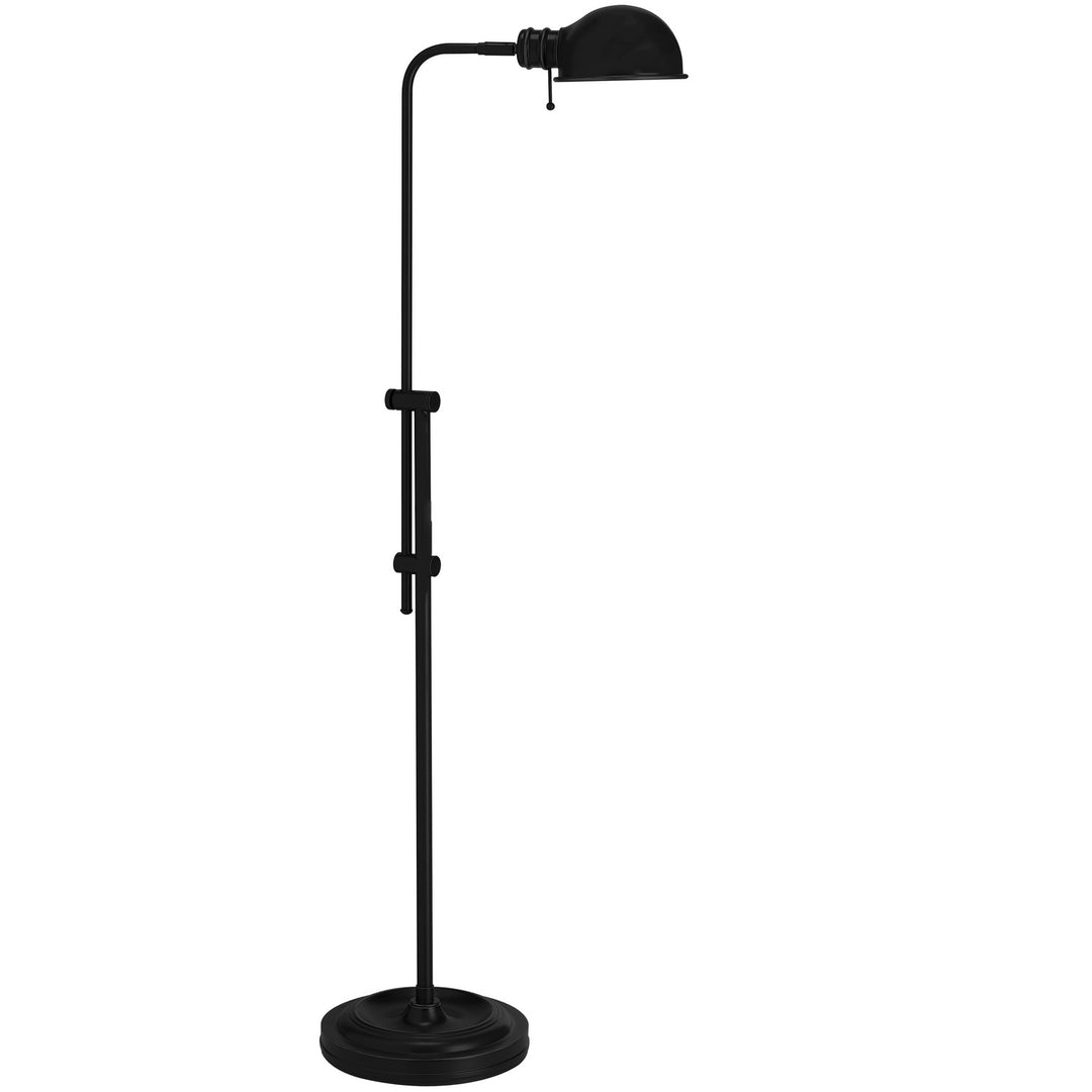 Fedora One Light Floor Lamp in Black - available from The Lighting Shoppe, trusted by Canadian homeowners