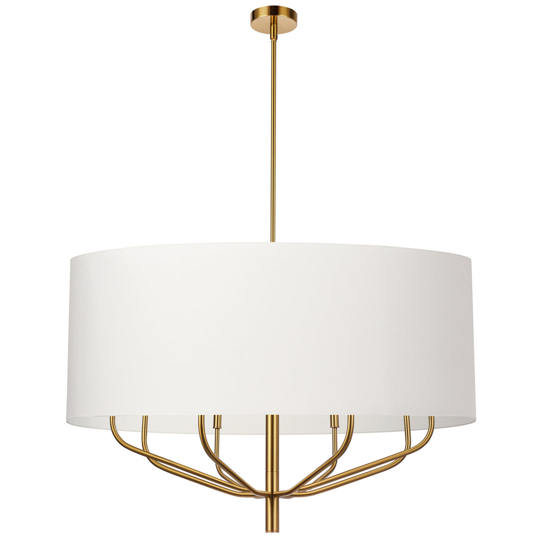 Eleanor Eight Light Chandelier in White - available from The Lighting Shoppe, trusted by Canadian homeowners