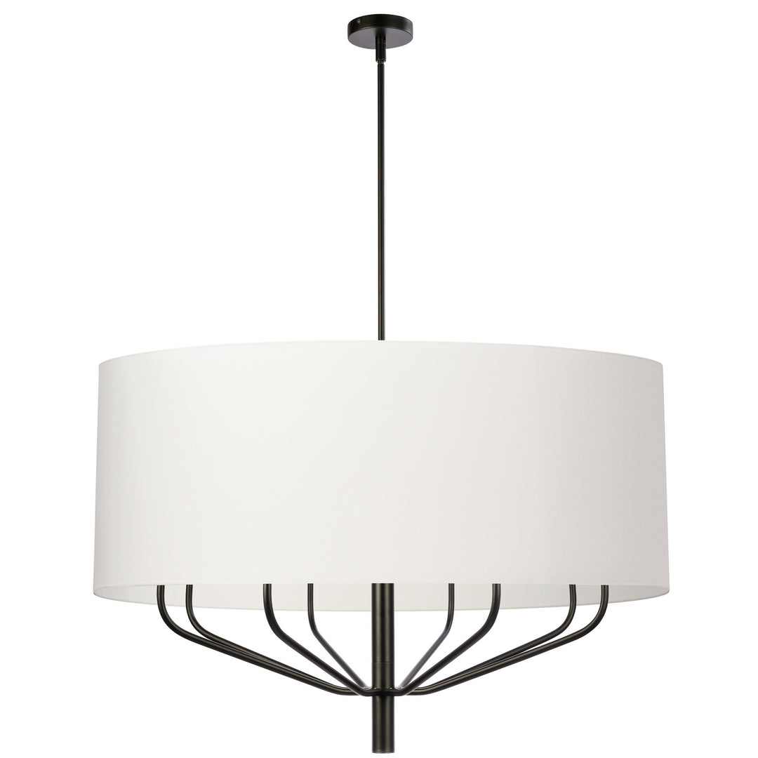 Eleanor Eight Light Chandelier in White - available from The Lighting Shoppe, trusted by Canadian homeowners