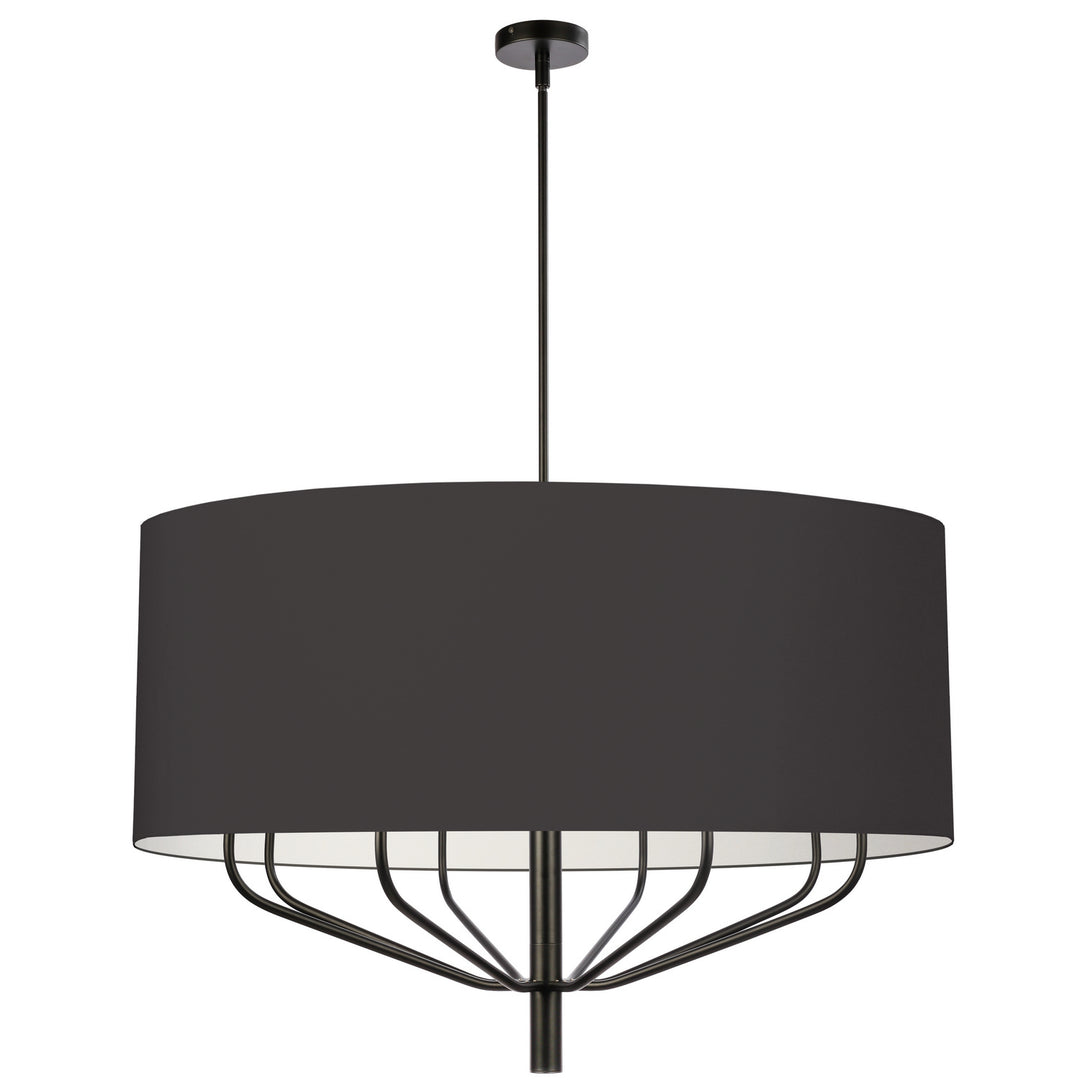 Eleanor Eight Light Chandelier in Black - available from The Lighting Shoppe, trusted by Canadian homeowners