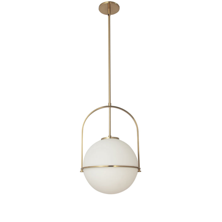 Paola One Light Pendant in Aged Brass - available from The Lighting Shoppe, trusted by Canadian homeowners