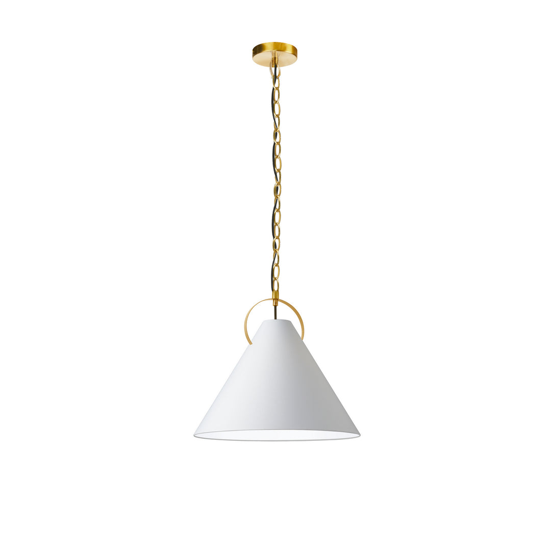 Princeton One Light Pendant in White - available from The Lighting Shoppe, trusted by Canadian homeowners