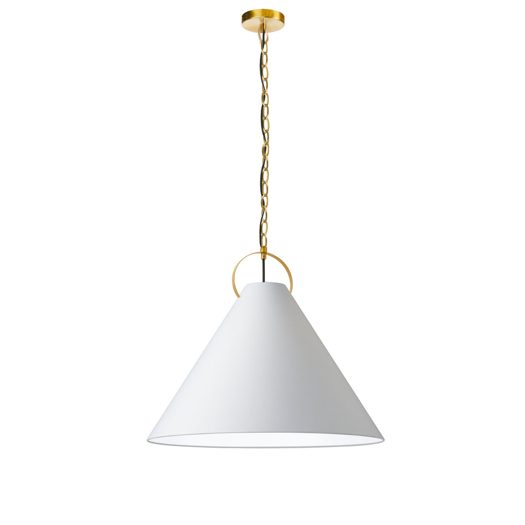 Princeton One Light Pendant in White - available from The Lighting Shoppe, trusted by Canadian homeowners