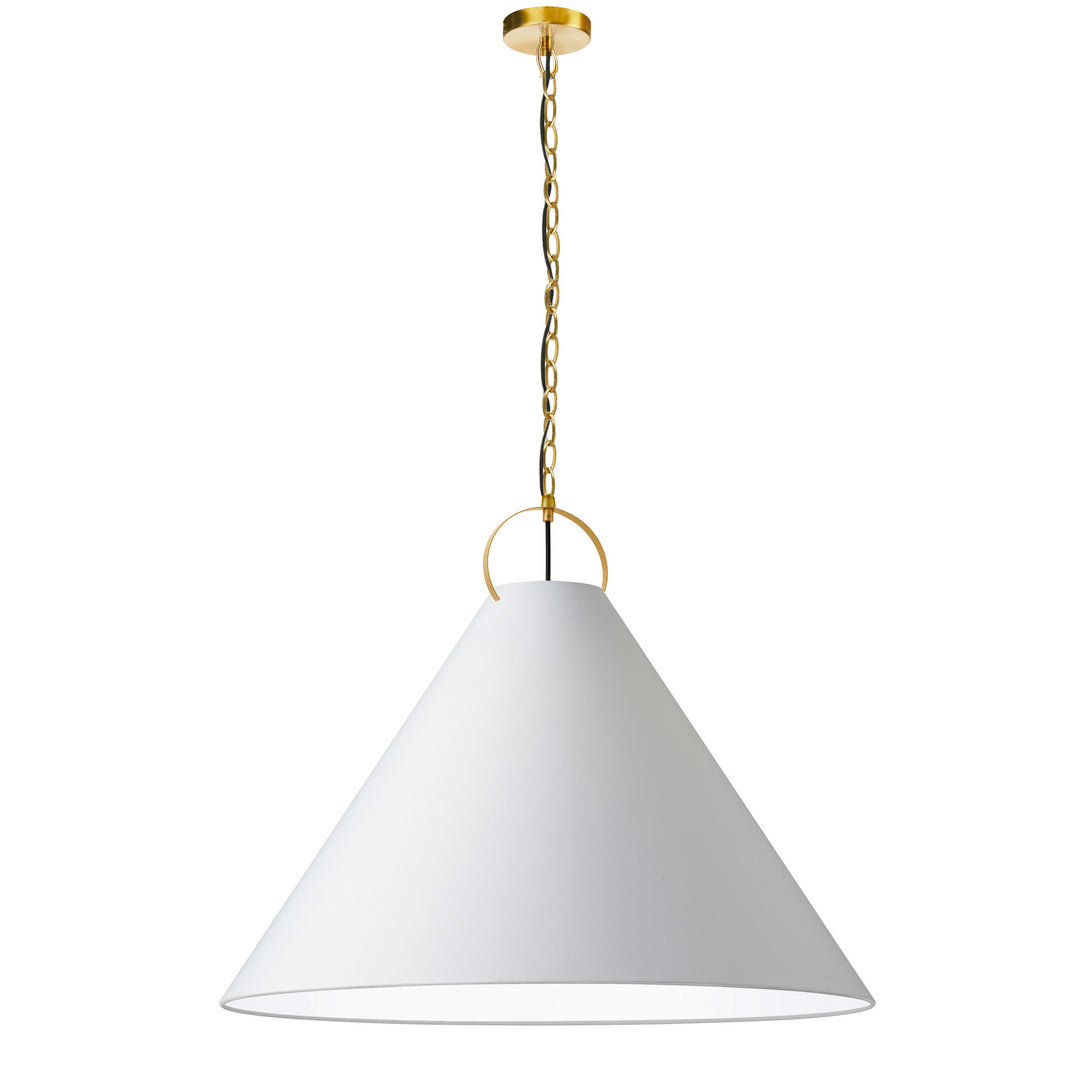 Princeton One Light Pendant in White - available from The Lighting Shoppe, trusted by Canadian homeowners