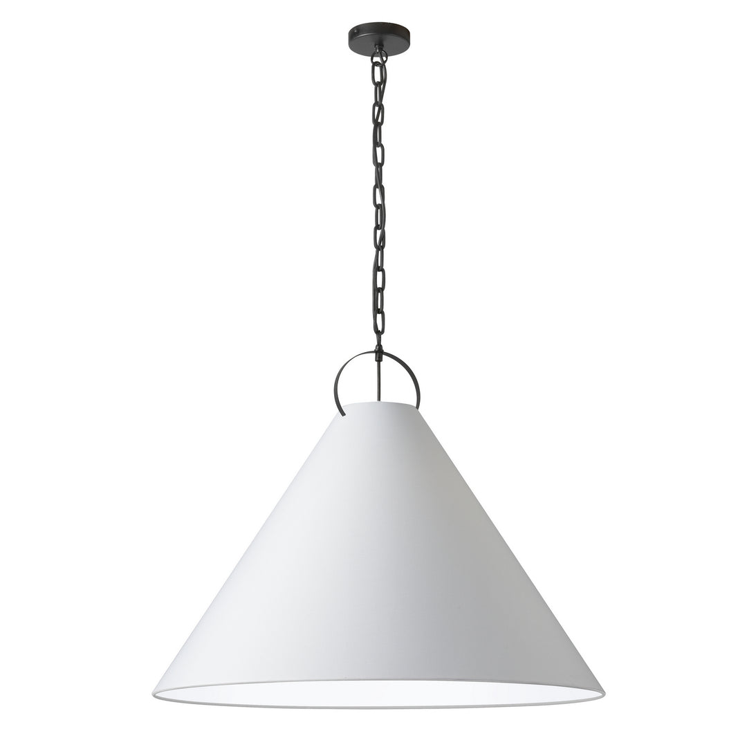 Princeton One Light Pendant in White - available from The Lighting Shoppe, trusted by Canadian homeowners