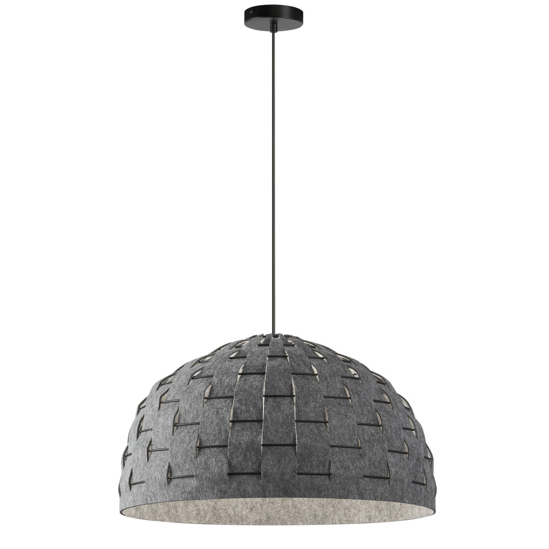 Priscilla One Light Pendant in Grey - available from The Lighting Shoppe, trusted by Canadian homeowners