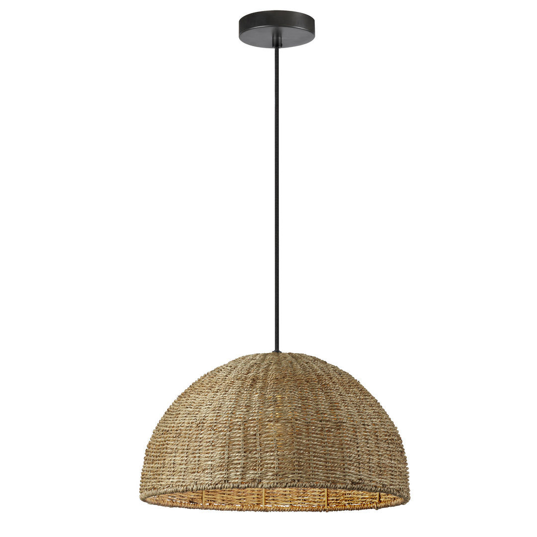 Pourel One Light Pendant in Natural - available from The Lighting Shoppe, trusted by Canadian homeowners